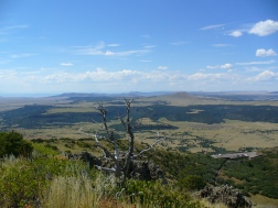 the view from Capulin Volcano